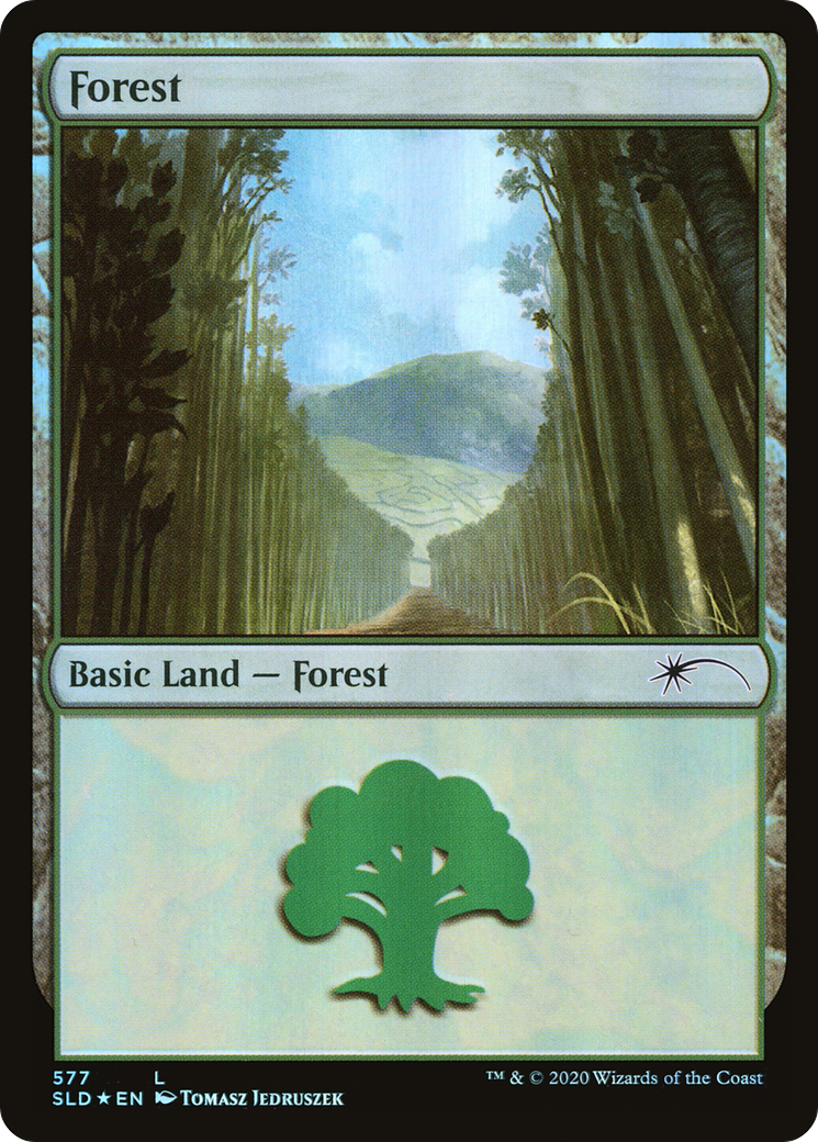 Forest (Walls) (577) [Secret Lair Drop Promos] | Grognard Games