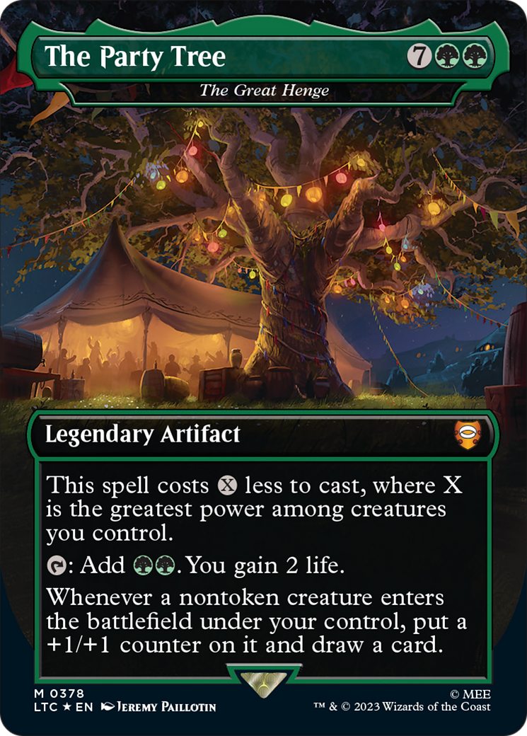 The Great Henge - The Party Tree (Surge Foil Realms and Relics) [The Lord of the Rings: Tales of Middle-Earth Commander] | Grognard Games