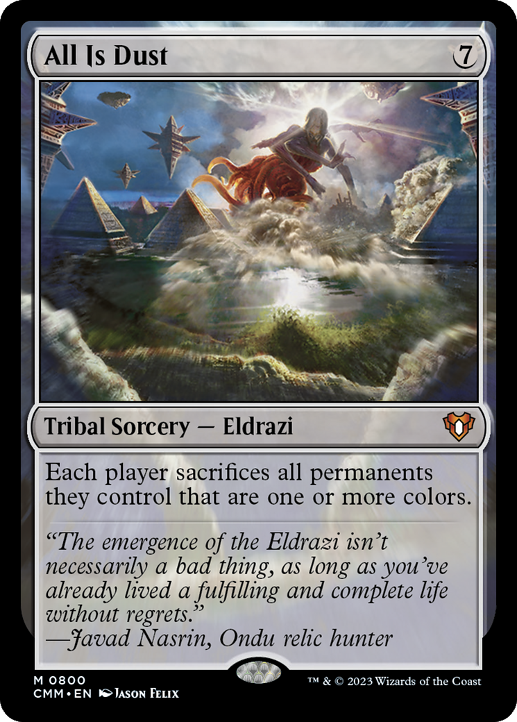All Is Dust [Commander Masters] | Grognard Games