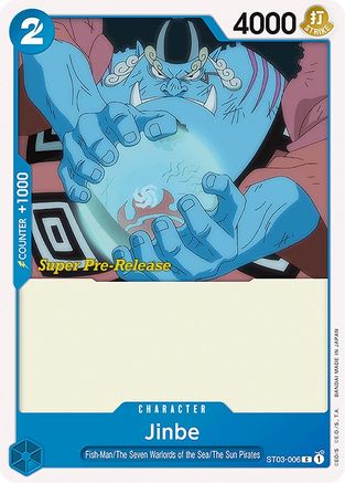 Jinbe (ST03-006) - Super Pre-Release Starter Deck 3: The Seven Warlords of the Sea | Grognard Games