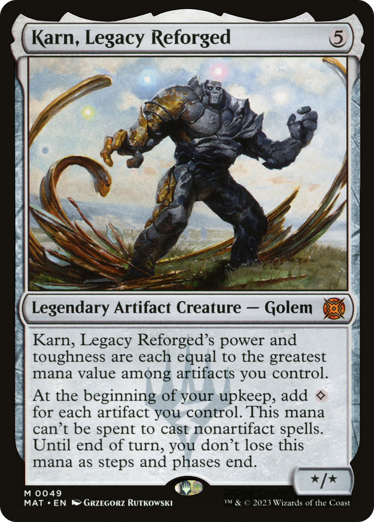Karn, Legacy Reforged (MAT-049) - March of the Machine: The Aftermath Foil | Grognard Games