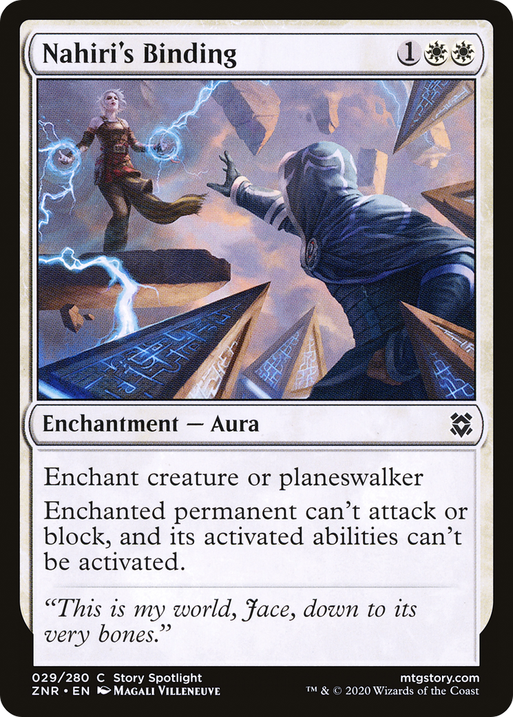 Nahiri's Binding [Zendikar Rising] | Grognard Games