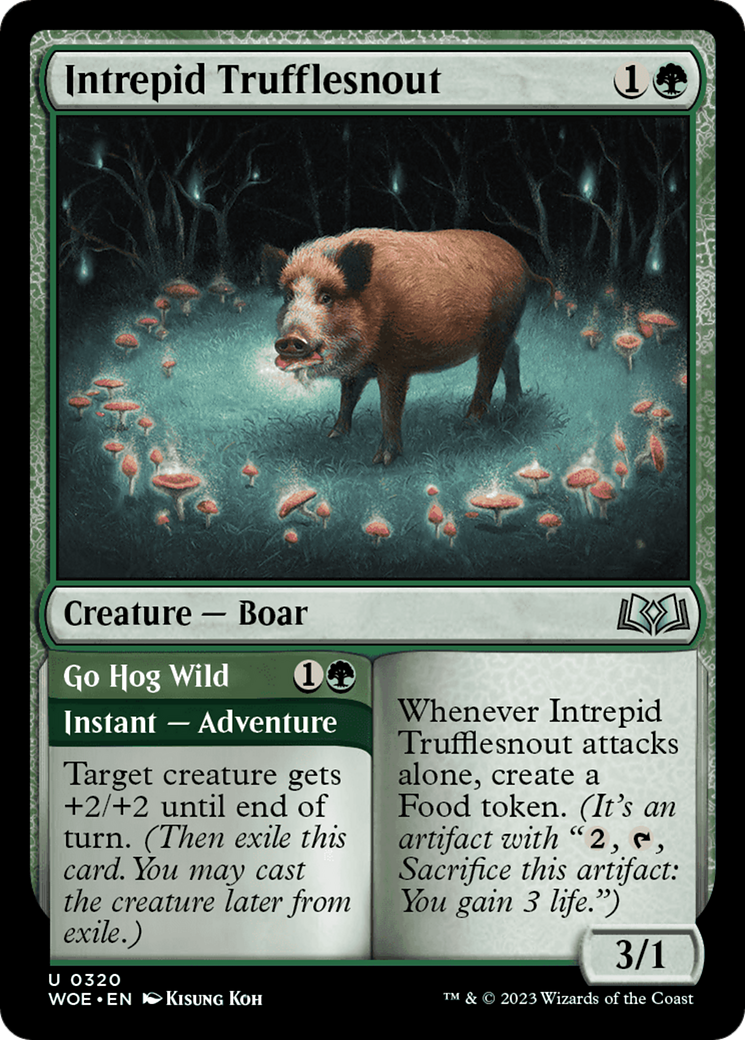 Intrepid Trufflesnout // Go Hog Wild [Wilds of Eldraine] | Grognard Games