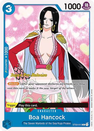 Boa Hancock (ST03-013) - Super Pre-Release Starter Deck 3: The Seven Warlords of the Sea | Grognard Games