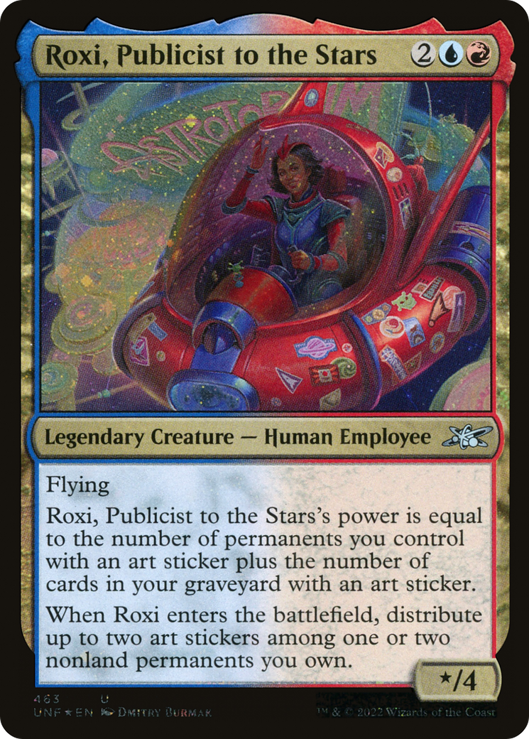 Roxi, Publicist to the Stars (Galaxy Foil) [Unfinity] | Grognard Games