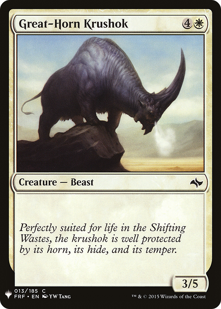 Great-Horn Krushok [Mystery Booster] | Grognard Games