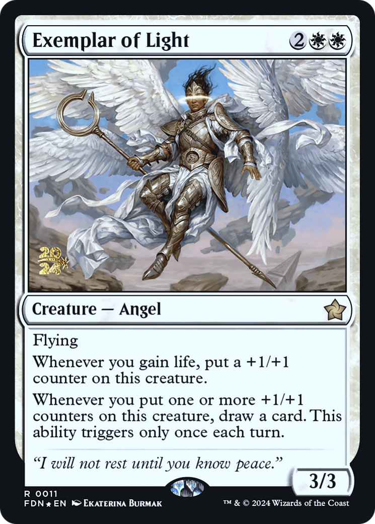 Exemplar of Light [Foundations Prerelease Promos] | Grognard Games