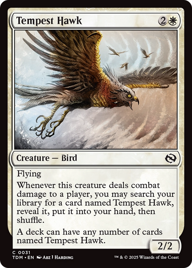 Tempest Hawk [Tarkir: Dragonstorm] | Grognard Games