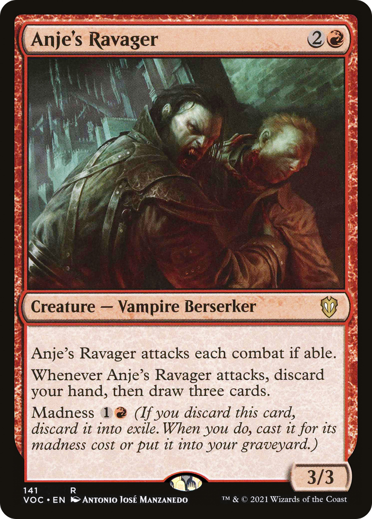 Anje's Ravager [Innistrad: Crimson Vow Commander] | Grognard Games