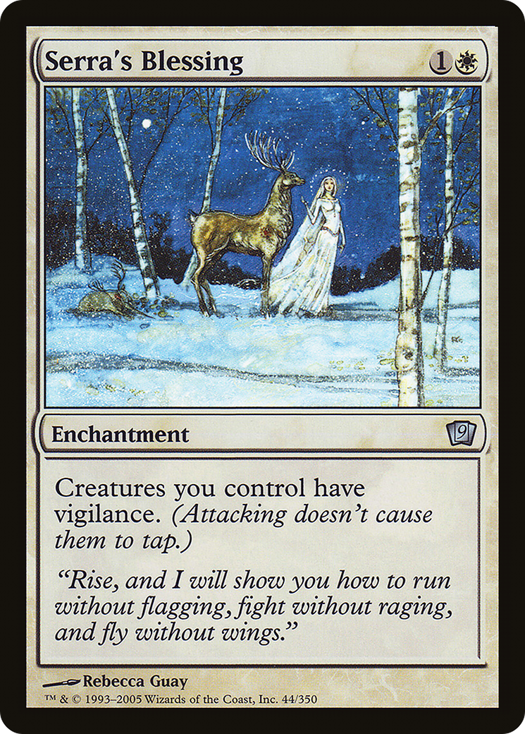 Serra's Blessing [Ninth Edition] | Grognard Games