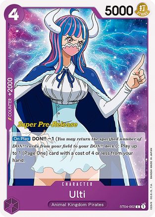 Ulti (ST04-002) - Super Pre-Release Starter Deck 4: Animal Kingdom Pirates | Grognard Games