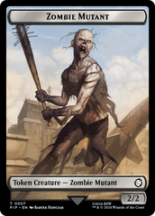 Treasure (0018) // Zombie Mutant Double-Sided Token [Fallout Tokens] | Grognard Games