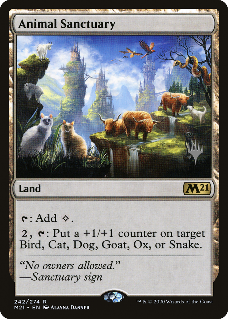 Animal Sanctuary (Promo Pack) [Core Set 2021 Promos] | Grognard Games