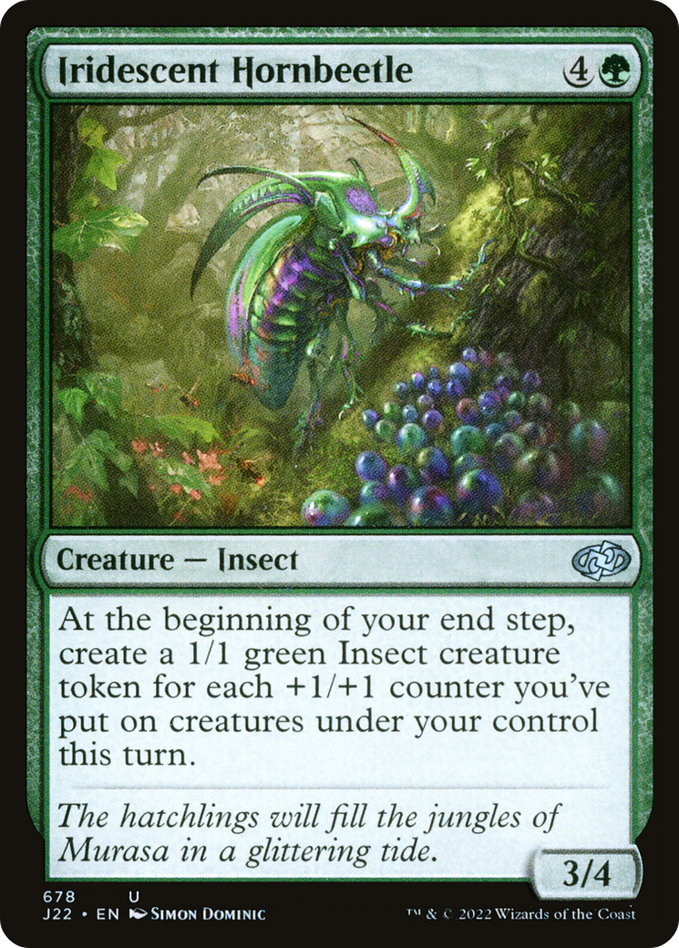 Iridescent Hornbeetle [Jumpstart 2022] | Grognard Games