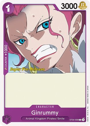 Ginrummy (ST04-009) - Super Pre-Release Starter Deck 4: Animal Kingdom Pirates | Grognard Games