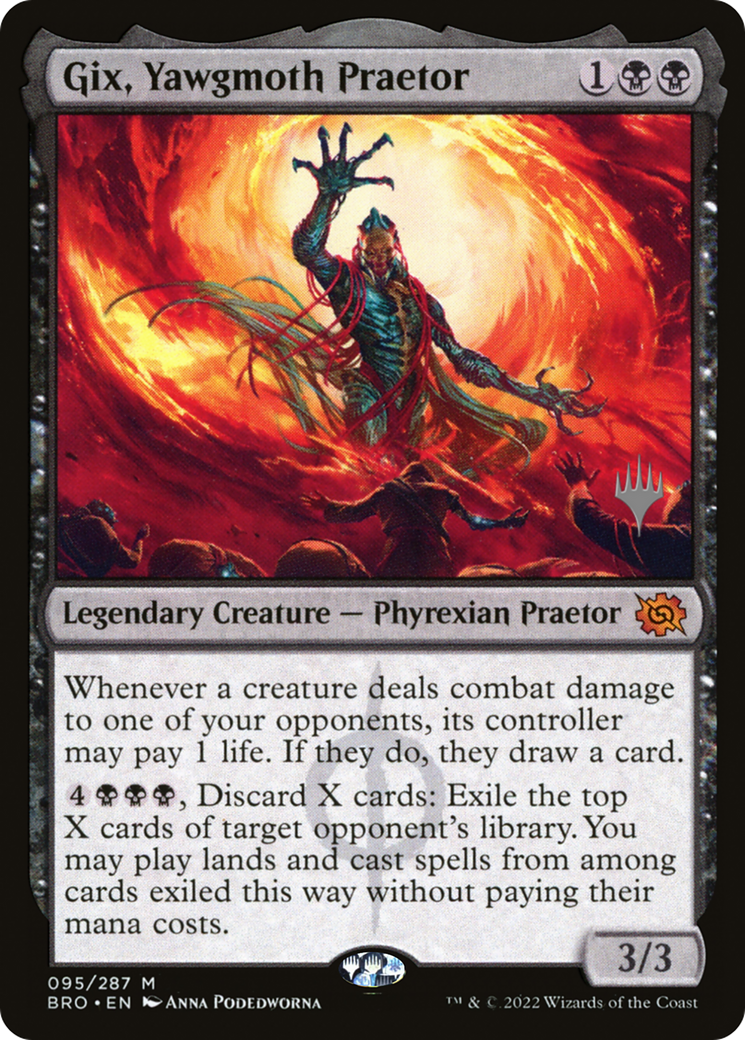 Gix, Yawgmoth Praetor (Promo Pack) [The Brothers' War Promos] | Grognard Games