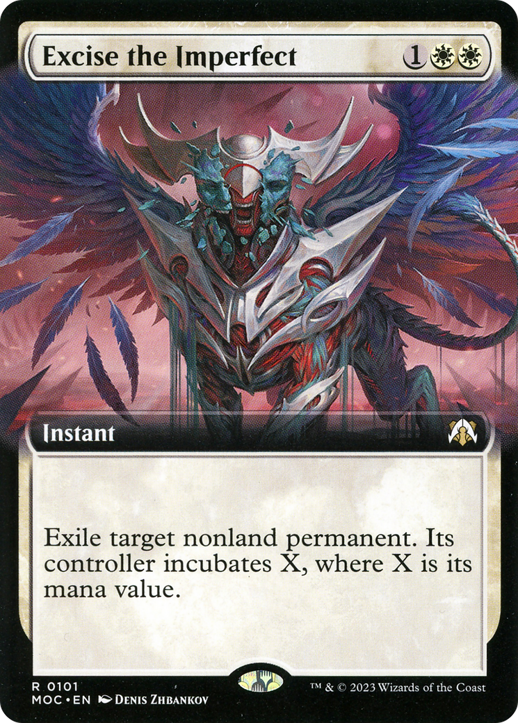 Excise the Imperfect (Extended Art) [March of the Machine Commander] | Grognard Games