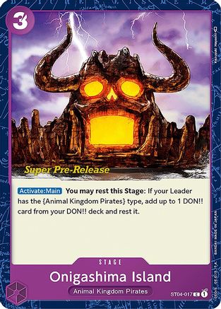 Onigashima Island (ST04-017) - Super Pre-Release Starter Deck 4: Animal Kingdom Pirates | Grognard Games