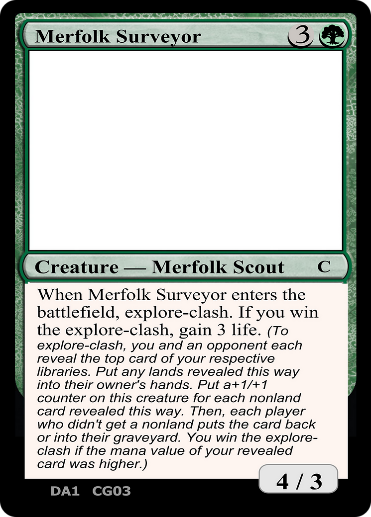 Merfolk Surveyor [Unknown Event] | Grognard Games