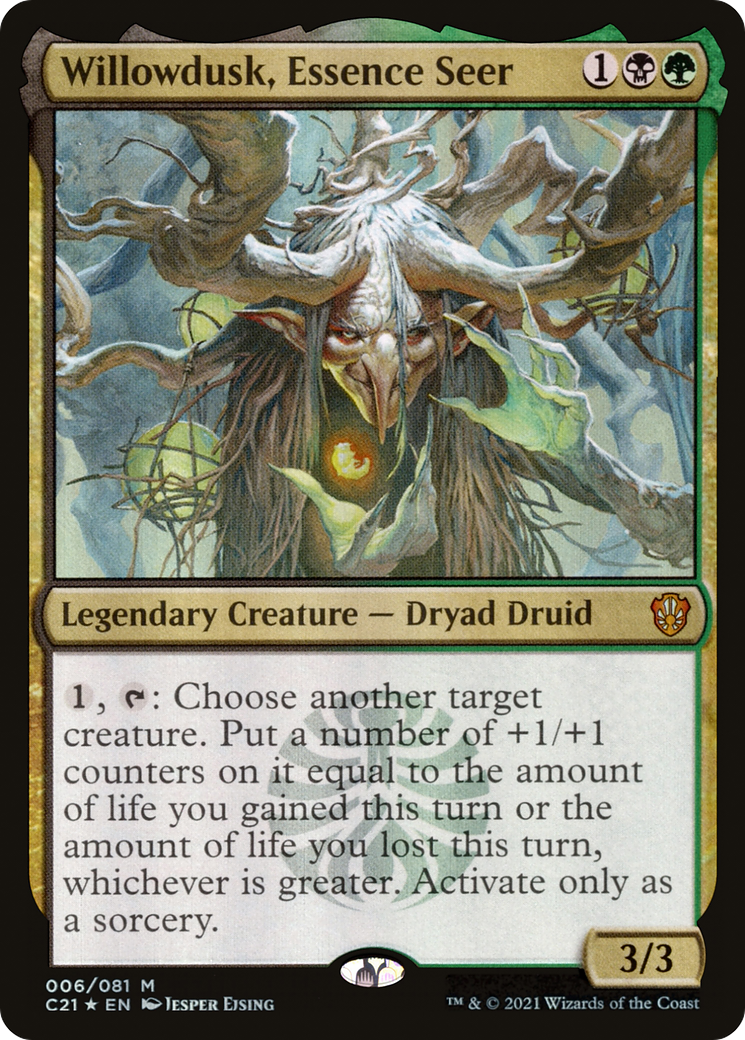 Willowdusk, Essence Seer [Commander 2021] | Grognard Games