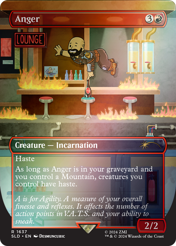 Anger (Rainbow Foil) [Secret Lair Drop Series] | Grognard Games