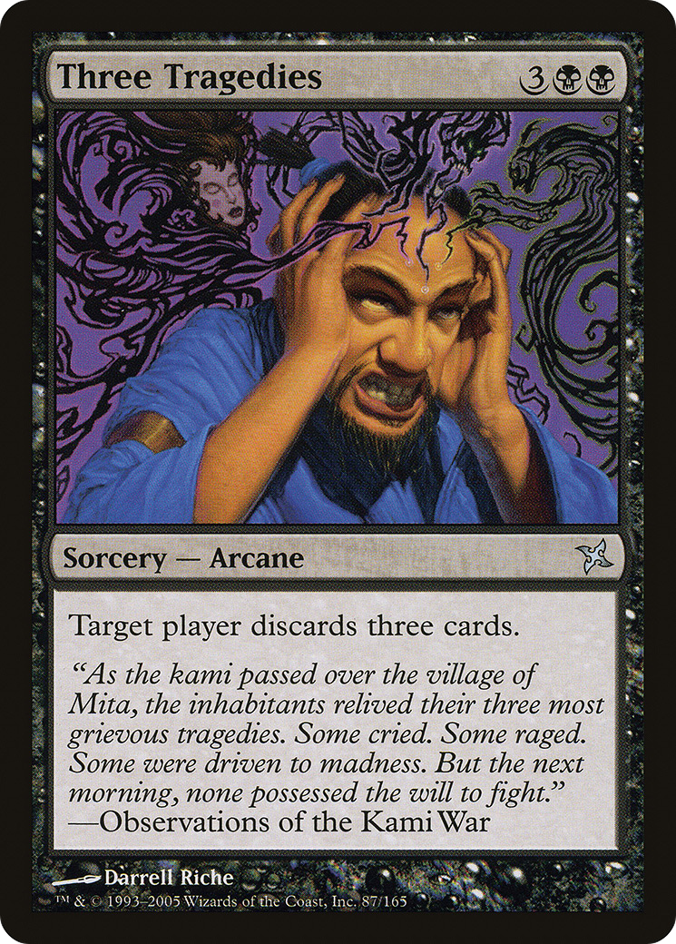 Three Tragedies [Betrayers of Kamigawa] | Grognard Games