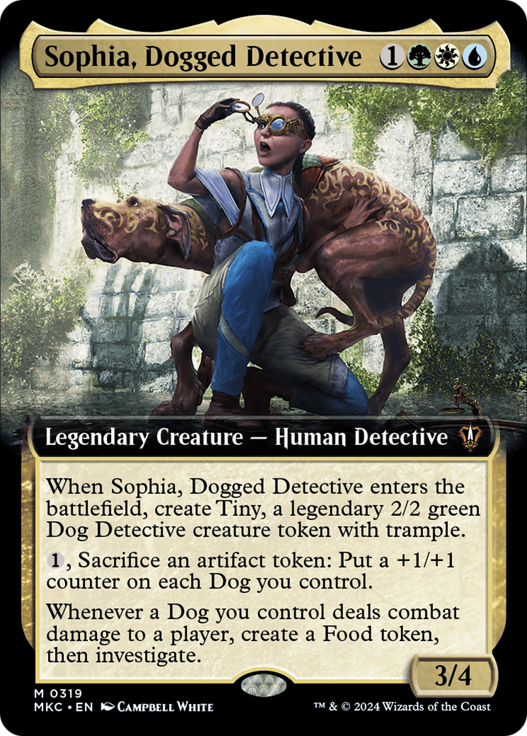 Sophia, Dogged Detective (Extended Art) [Murders at Karlov Manor Commander] | Grognard Games