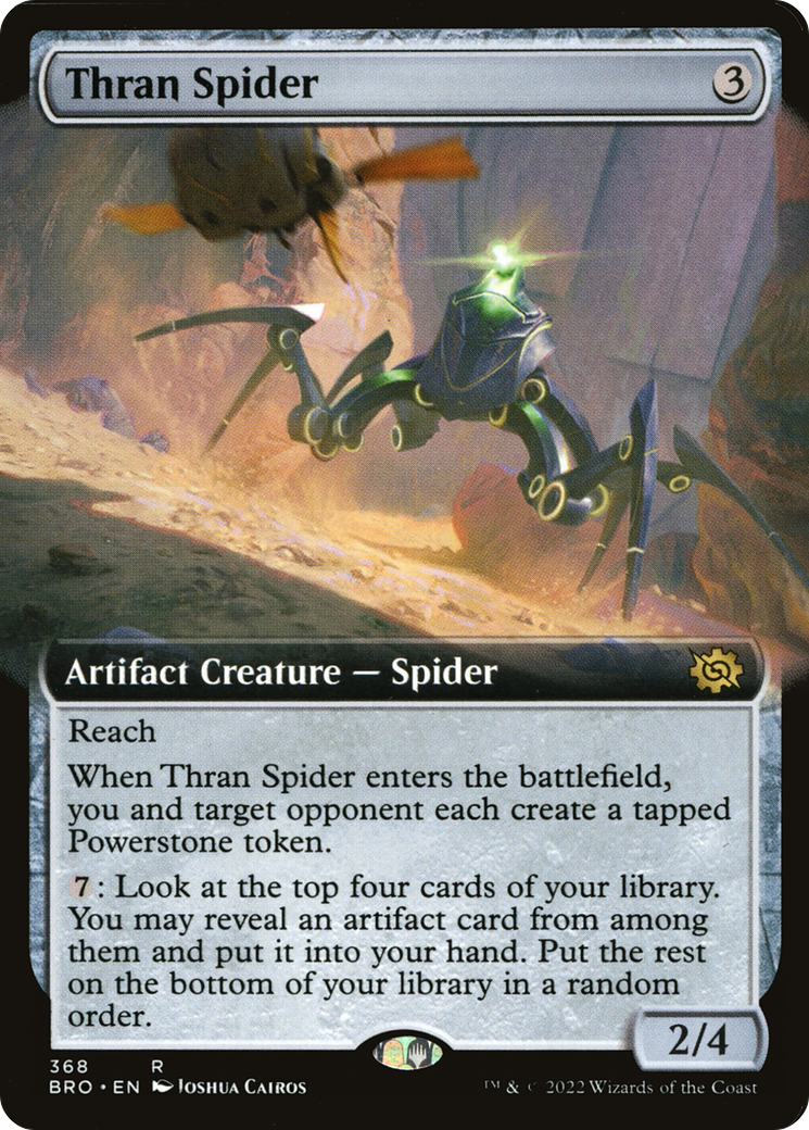 Thran Spider (Extended Art) [The Brothers' War] | Grognard Games