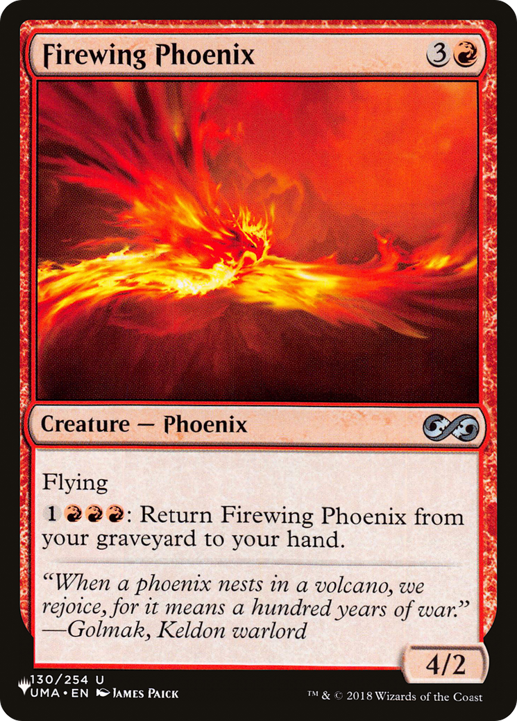 Firewing Phoenix [The List Reprints] | Grognard Games