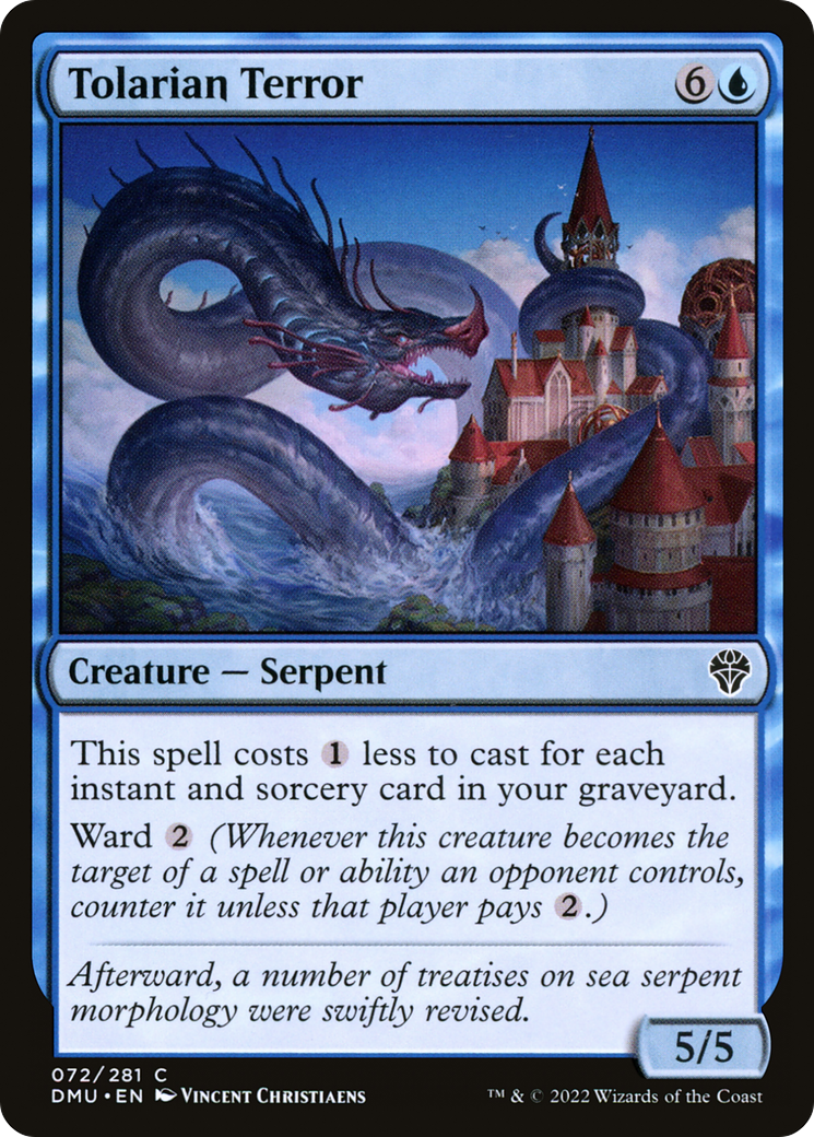Tolarian Terror (DMU-072) - Dominaria United Foil | Grognard Games