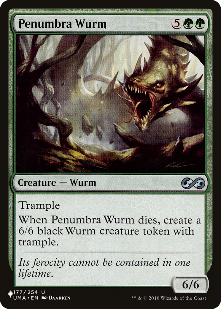 Penumbra Wurm [The List Reprints] | Grognard Games