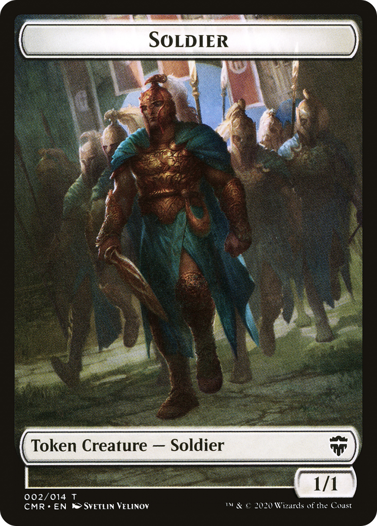 Soldier Token [Commander Legends Tokens] | Grognard Games
