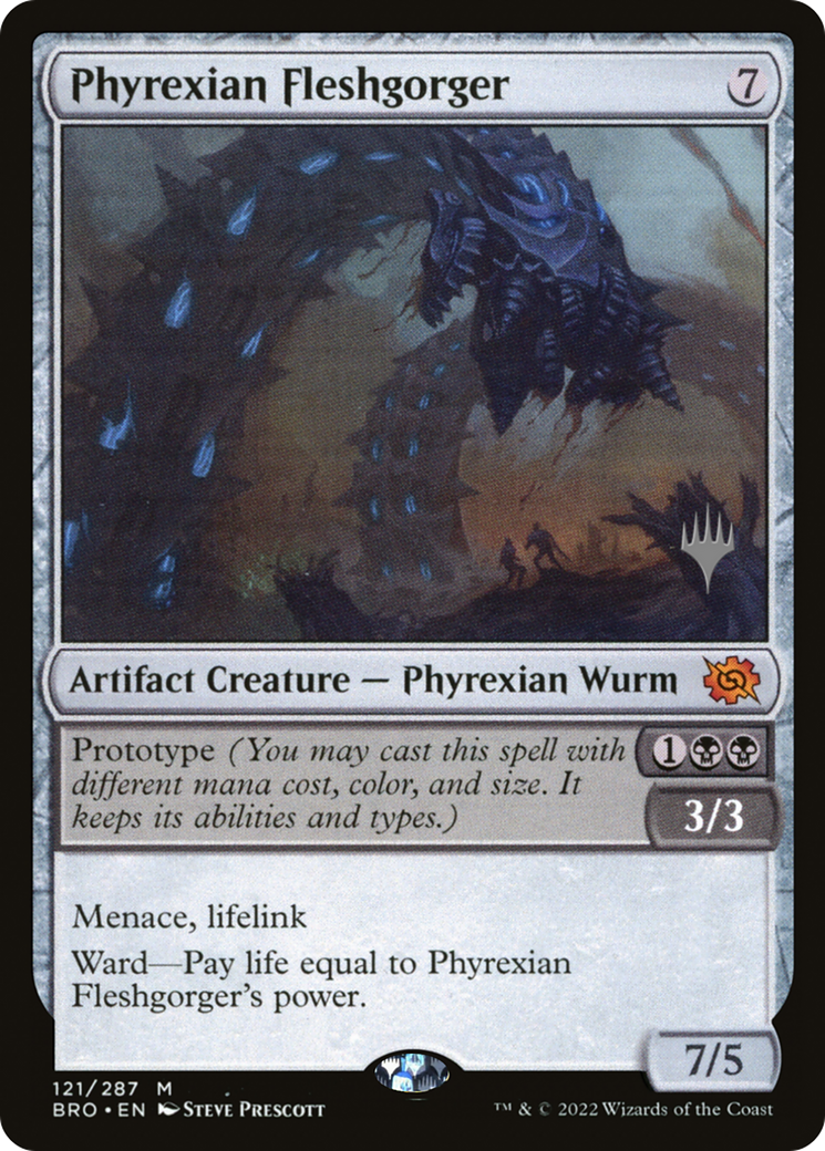 Phyrexian Fleshgorger (Promo Pack) [The Brothers' War Promos] | Grognard Games