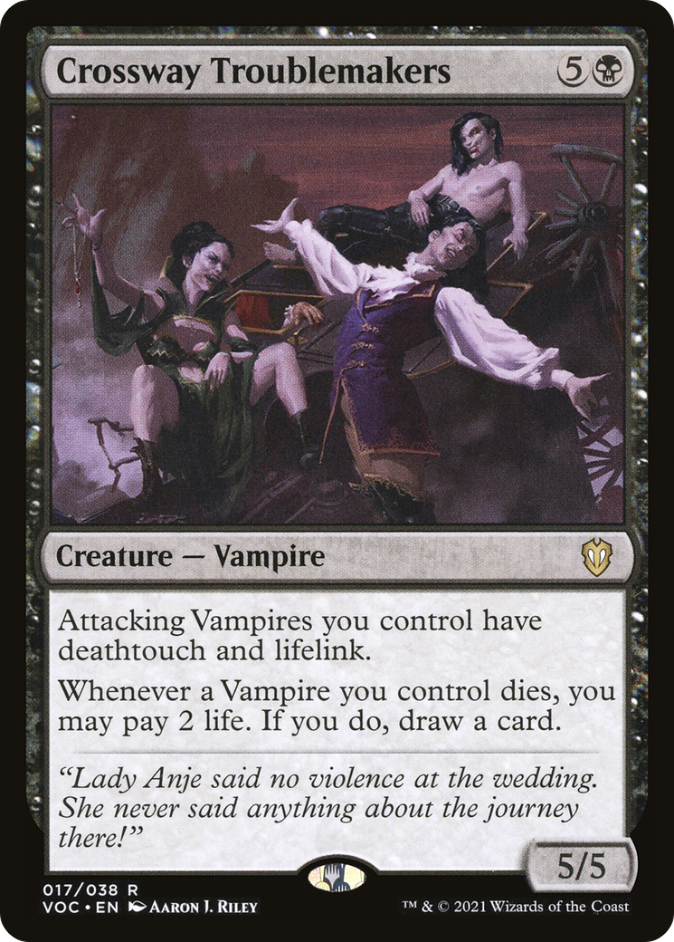 Crossway Troublemakers [Innistrad: Crimson Vow Commander] | Grognard Games