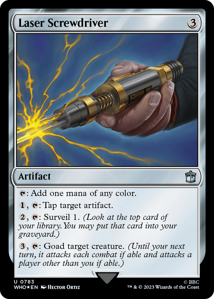 Laser Screwdriver (Surge Foil) [Doctor Who] | Grognard Games