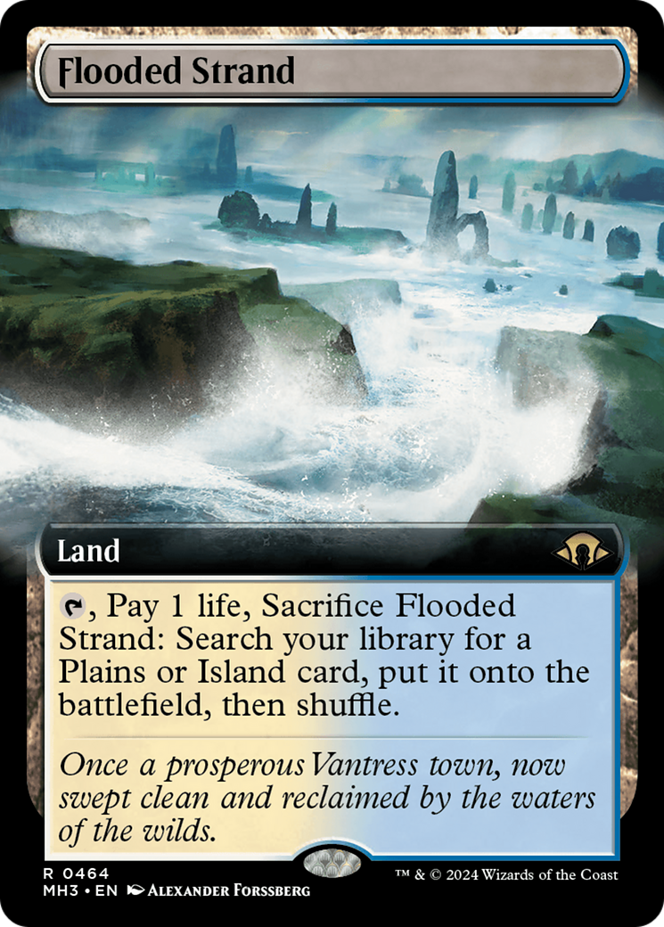 Flooded Strand (Extended Art) [Modern Horizons 3] | Grognard Games