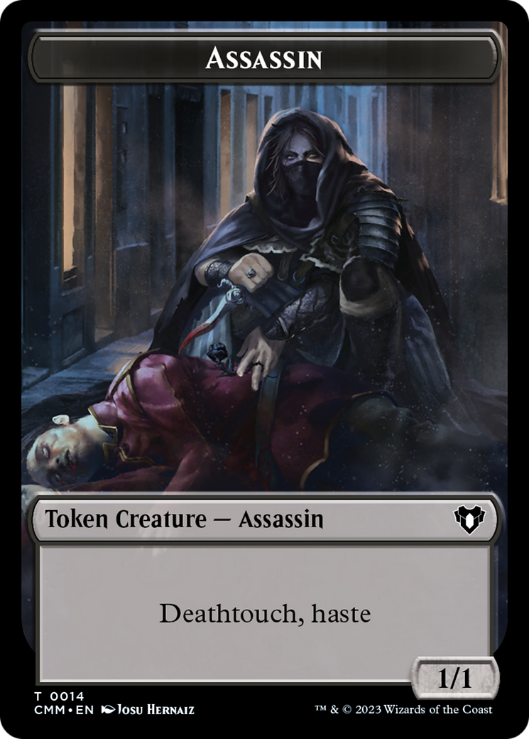 Assassin Token [Commander Masters Tokens] | Grognard Games