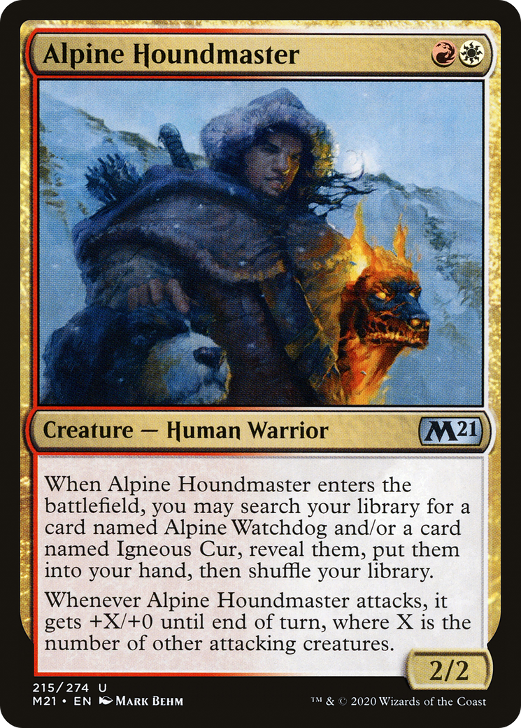 Alpine Houndmaster (M21-215) - Core Set 2021 | Grognard Games