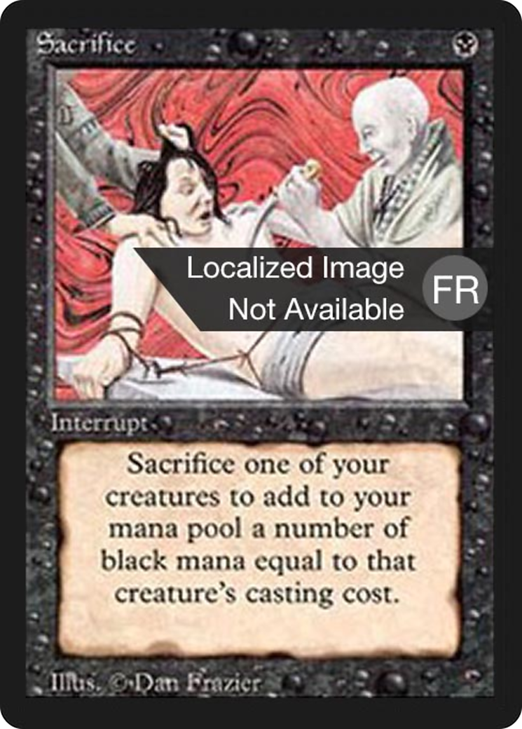 Sacrifice [Foreign Black Border] | Grognard Games
