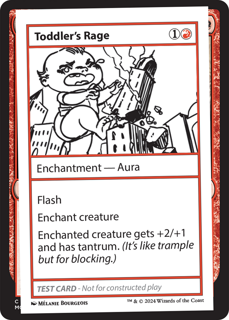 Toddler's Rage [Mystery Booster 2 Playtest Cards] | Grognard Games