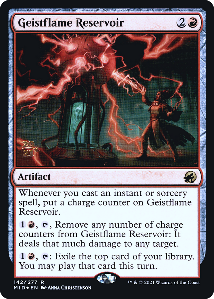 Geistflame Reservoir [Innistrad: Midnight Hunt Prerelease Promos] | Grognard Games