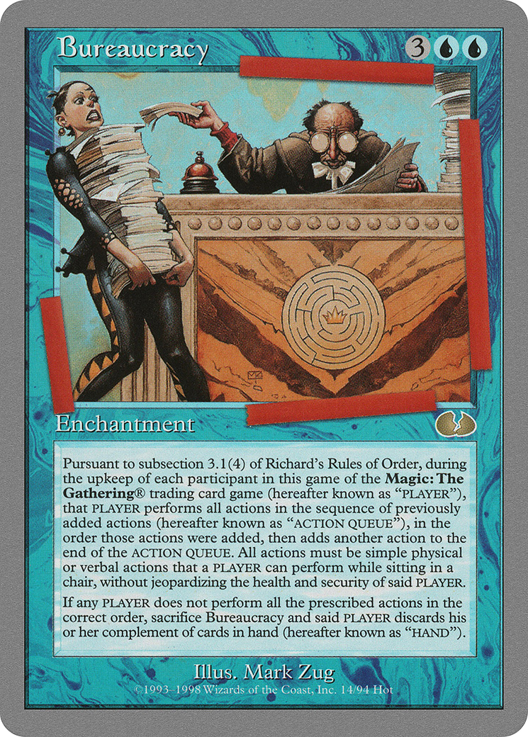 Bureaucracy [Unglued] | Grognard Games