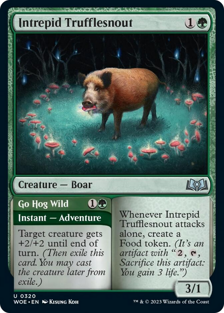 Intrepid Trufflesnout // Go Hog Wild [Wilds of Eldraine] | Grognard Games