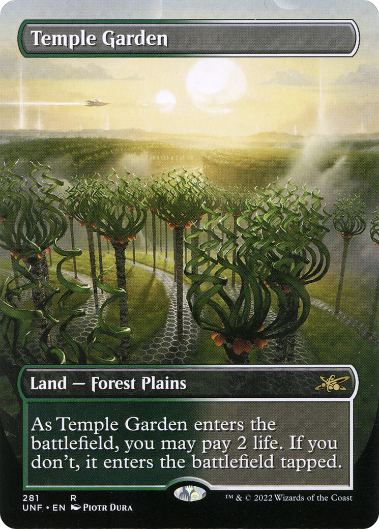 Temple Garden (Borderless) [Unfinity] | Grognard Games