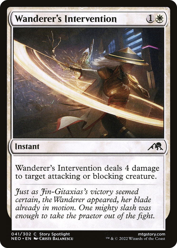 Wanderer's Intervention [Kamigawa: Neon Dynasty] | Grognard Games