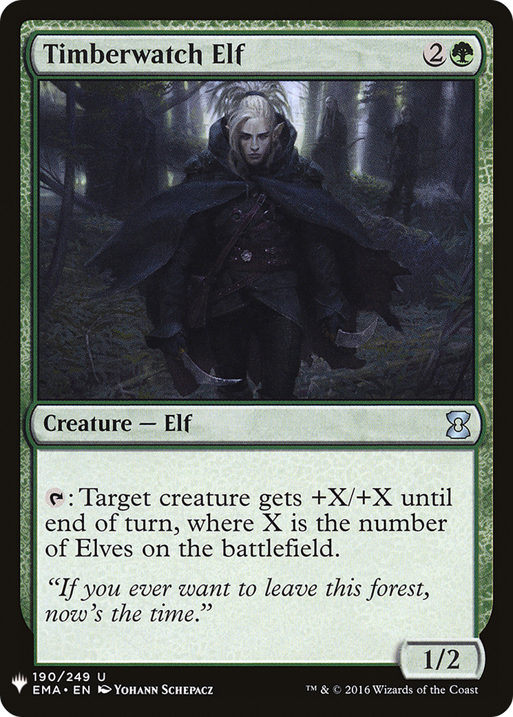 Timberwatch Elf [Mystery Booster] | Grognard Games