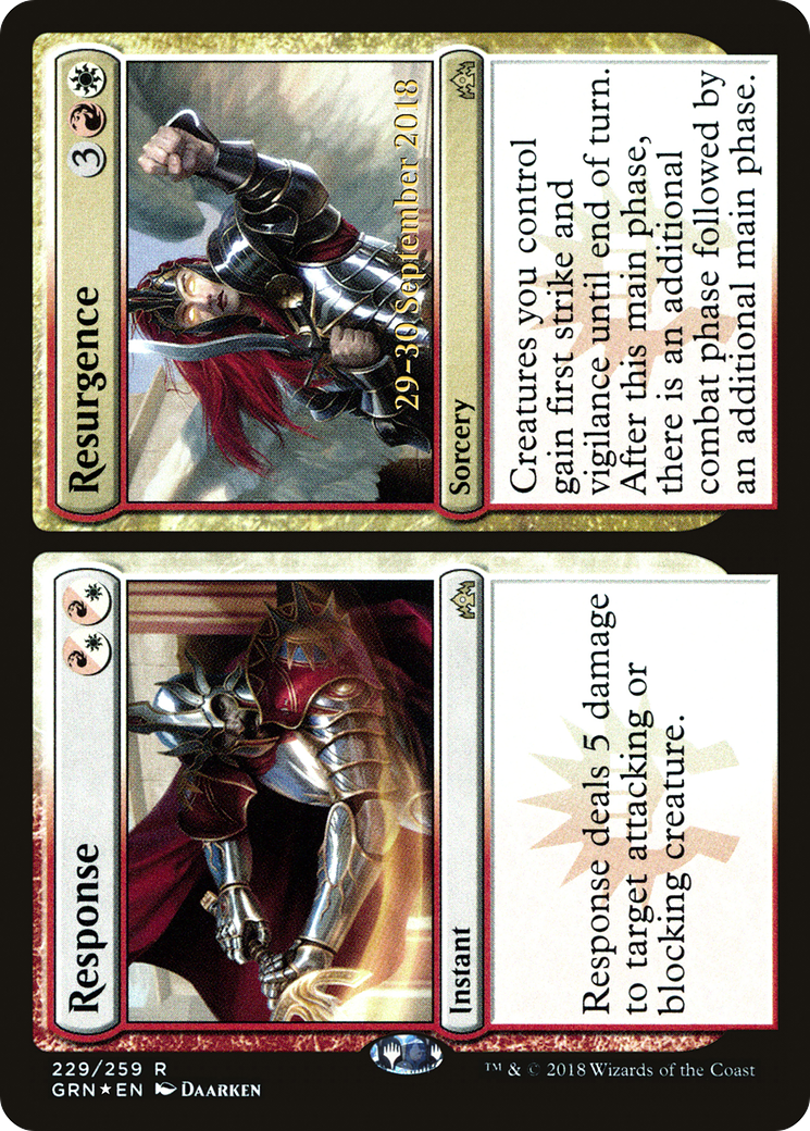 Response // Resurgence  [Guilds of Ravnica Prerelease Promos] | Grognard Games