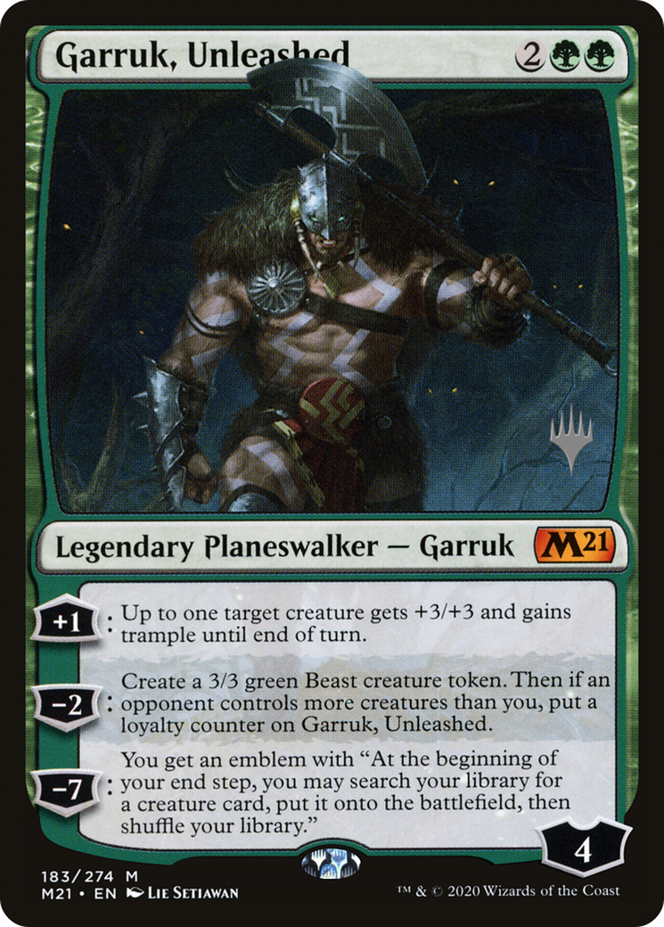Garruk, Unleashed (Promo Pack) [Core Set 2021 Promos] | Grognard Games