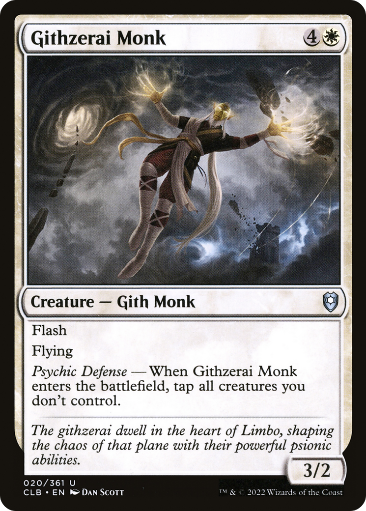 Githzerai Monk [Commander Legends: Battle for Baldur's Gate] | Grognard Games
