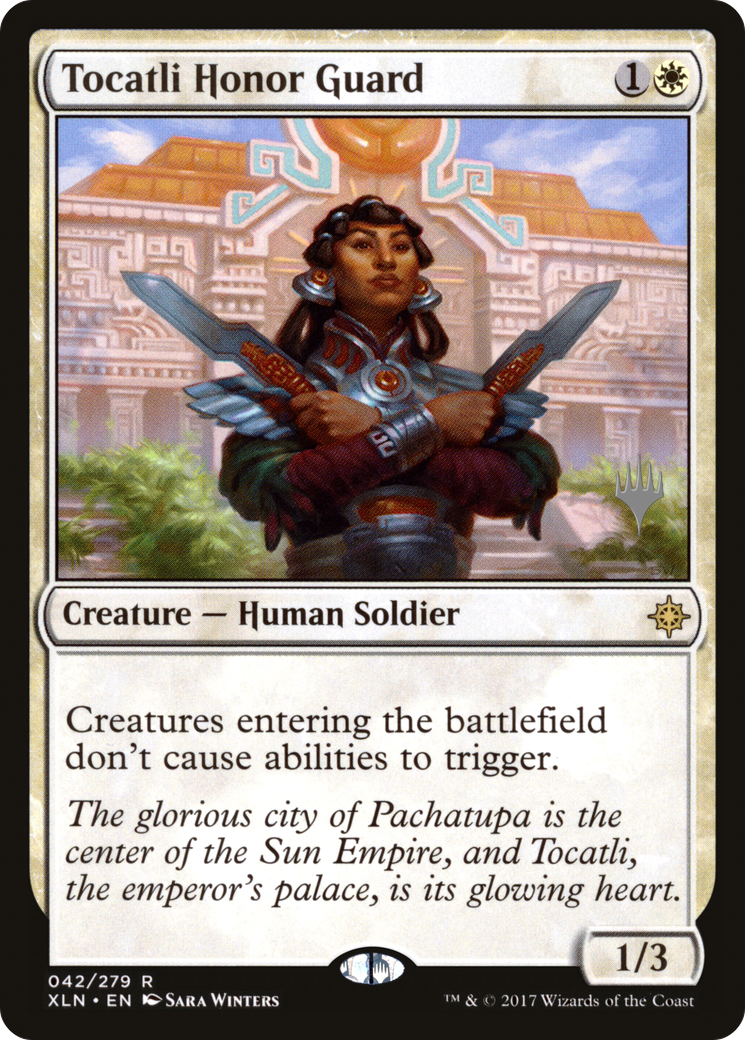 Tocatli Honor Guard (Promo Pack) [Ixalan Promos] | Grognard Games